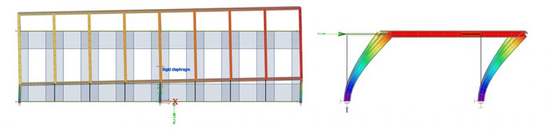 Figure 2: Rigid diaphragm. Figure 2: Rigid diaphragm.