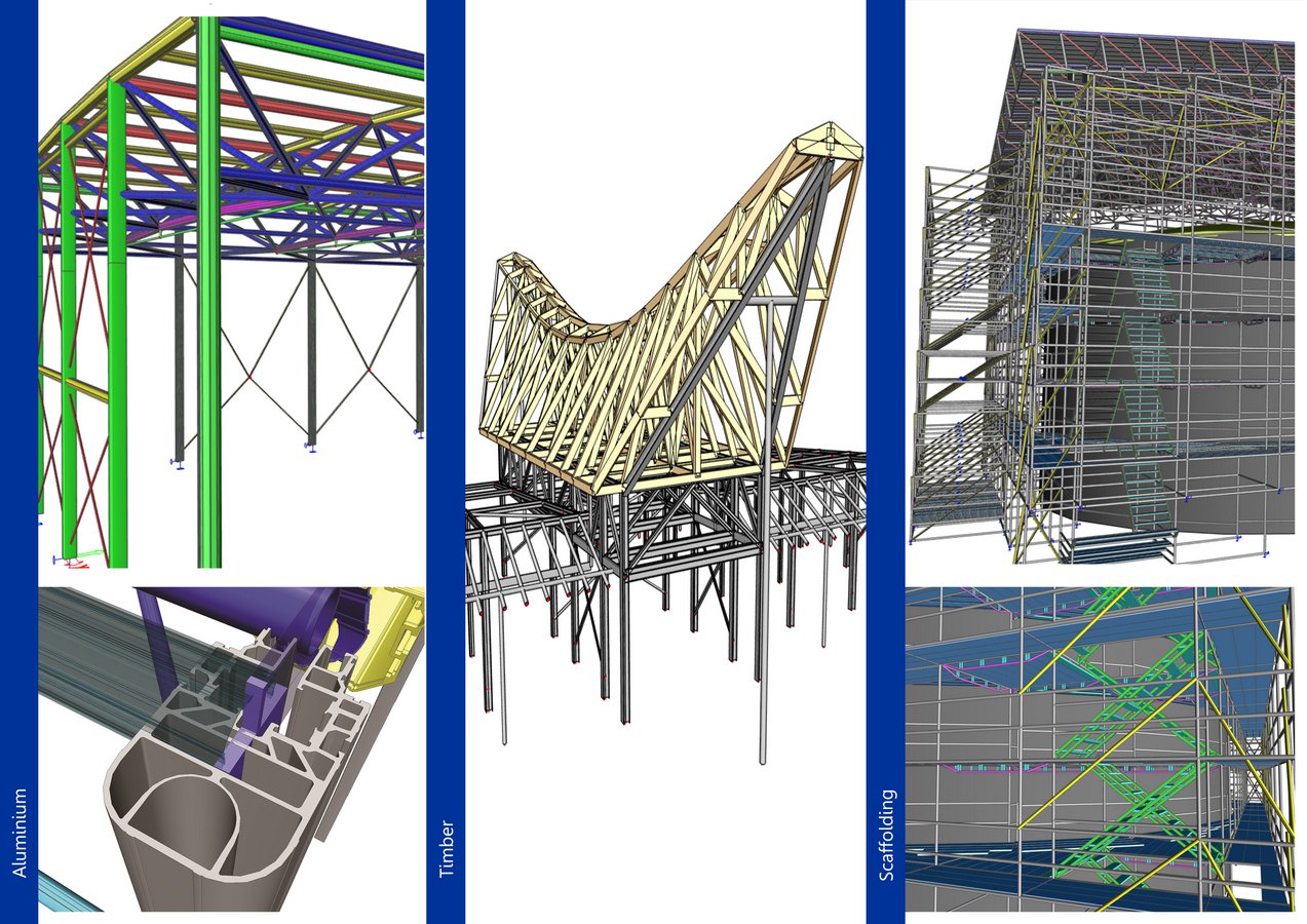 SCIA Engineer Timber Aluminium